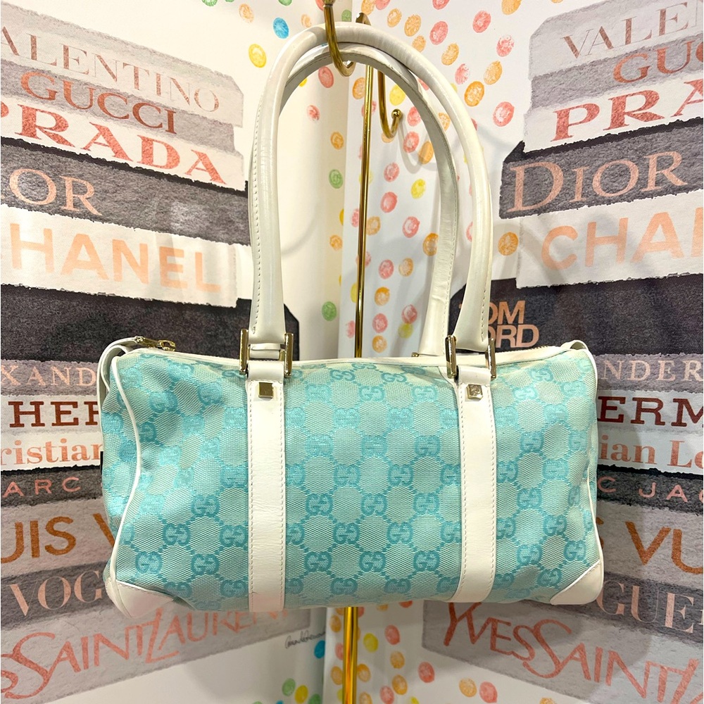 Gucci Canvas Blue bag